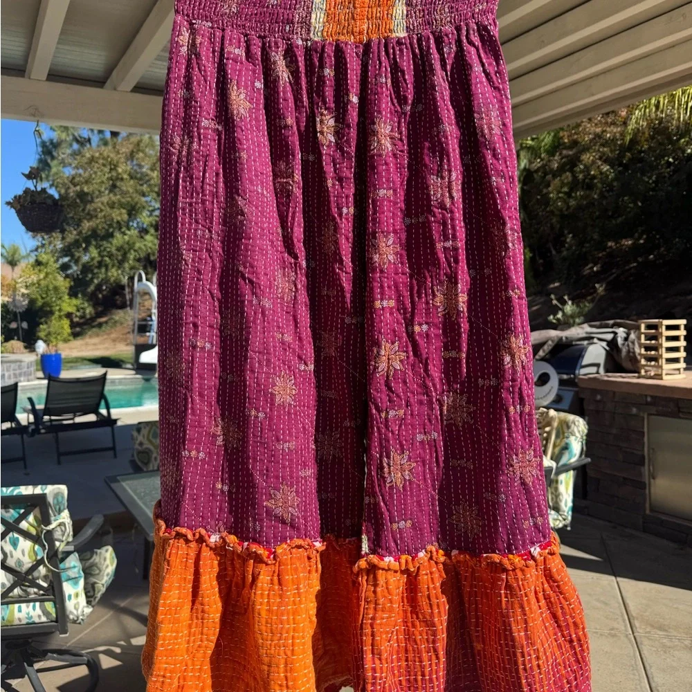 Colorful Bohemian lotus Pants - Picture 3 of 3